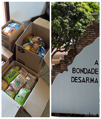 Doação alimentos Arsenal da Esperança (Parte 1)